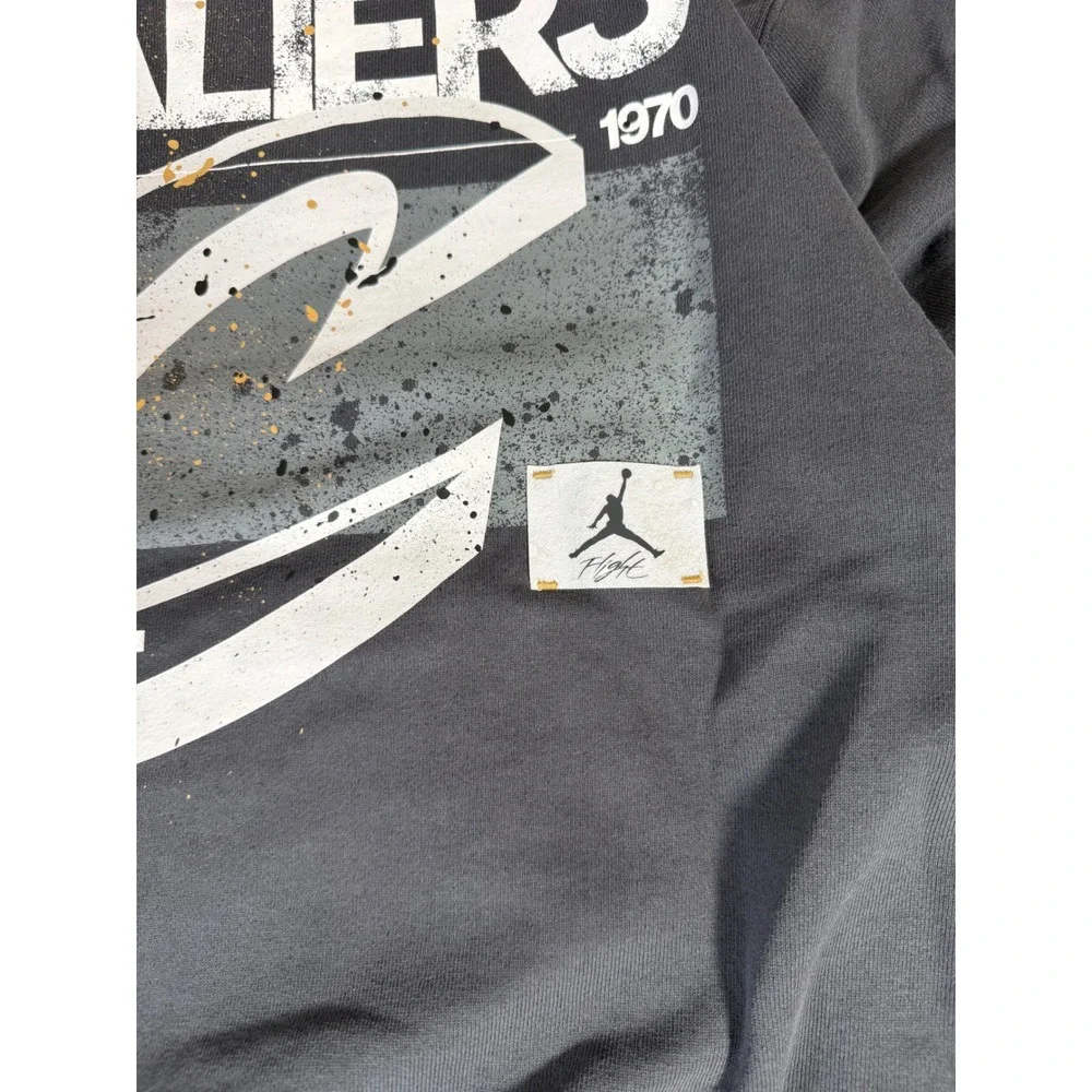 Jordan Cleveland Cavaliers NBA Hoodie Mens Medium Gray IQ0850-060 Oversized NEW